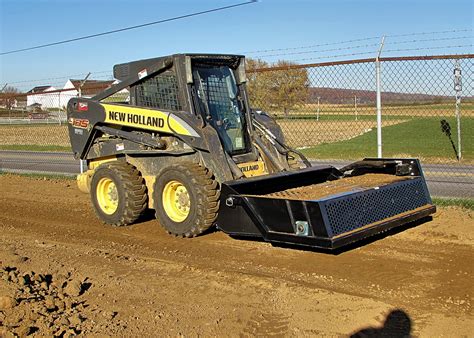 landscape rake skid steer attachment|skid steer rock picker attachment.